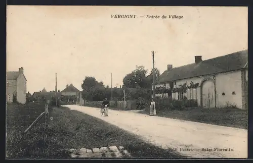 AK Vergigny, Entrée du Village
