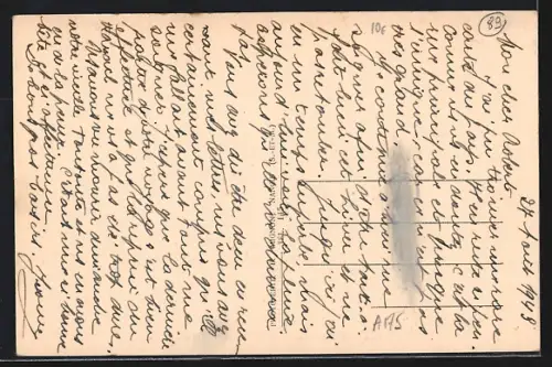 AK Villeneuve-la-Guyard /Yonne, La Grande-Rue