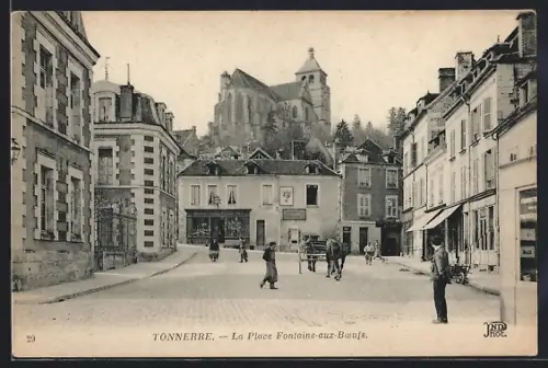AK Tonnerre, La Place Fontaine-aux-Boeufs
