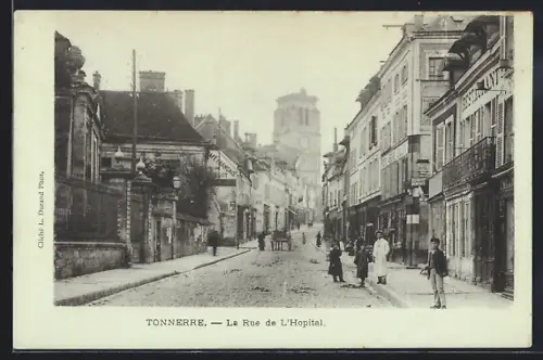 AK Tonnerre, La Rue de L`Hopital