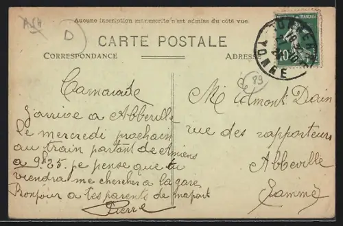 AK Tonnerre, Rue Rougemont avec boutiques et passants