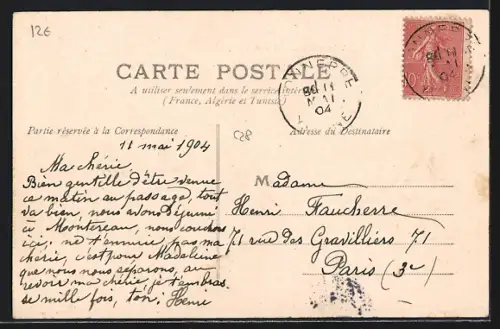 AK Tonnerre, Rue de l`Hôpital avec calèches et passants