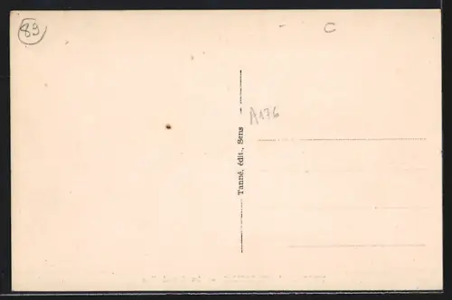 AK Thorigny-sur-Oreuse, La Grande-Rue