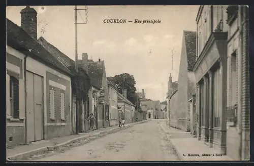 AK Courlon, Rue principale