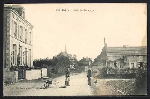 AK Fontenoy, Entrée du pays