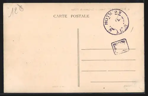 AK Roussemeau /Yonne, Le Centre du Village, Épicerie