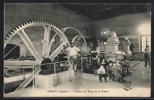 AK Chigy /Yonne, L`Usine des Eaux de la Vanne