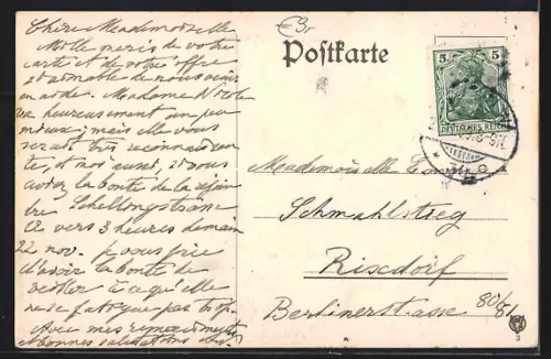 AK Berlin, Bahnhof Friedrichstrasse