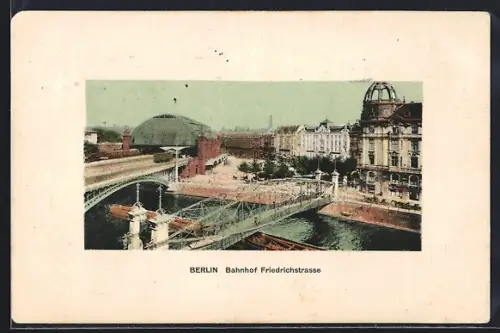 AK Berlin, Bahnhof Friedrichstrasse