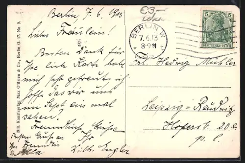 AK Berlin, Bahnhof Friedrichstrasse