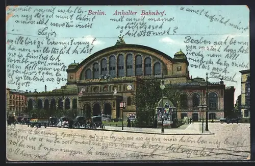 AK Berlin-Kreuzberg, Anhalter Bahnhof