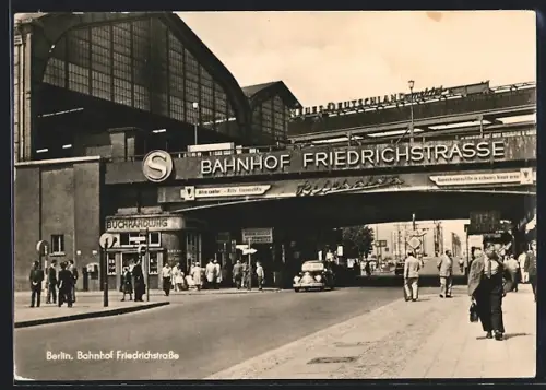 AK Berlin, Bahnhof Friedrichstrasse