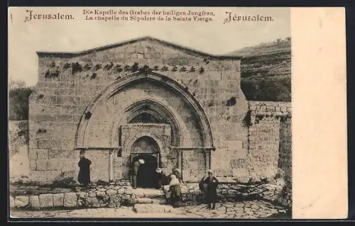AK Jérusalem, La chapelle du Sépulcre de la Sainte Vierge