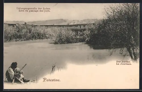 AK Palestine, Le Jourdain, Lieu du passage des juifs