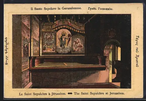 Künstler-AK Jerusalem, The Saint Sepulchre