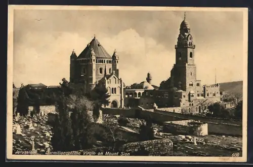 AK Jerusalem, Dormition of the Virgin on Mount Sion