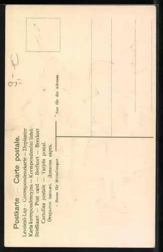 AK Kleines Paar in Tracht mit Zither