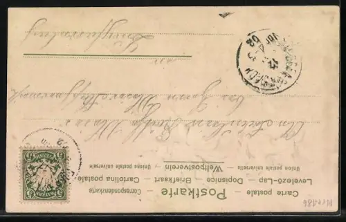 Duft-AK Die Schwalben waren zu Langsam..., Alpenblumen mit Duft