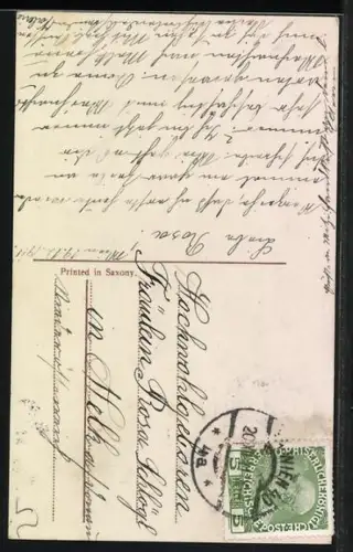 AK Kleiner Schornsteinfeger mit einer Leiter