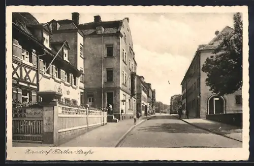 AK Zirndorf, Blick in die Fürther-Strasse