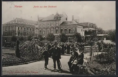 AK Viersen, Partie aus dem Stadtpark