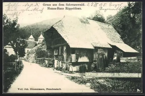 AK Rippoldsau / Schwarzwald, Hansa-Haus