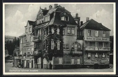 AK Alf /Mosel, Gasthaus zur schönen Aussicht