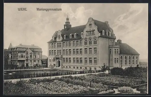 AK Werl, Mariengymnasium mit Anlagen