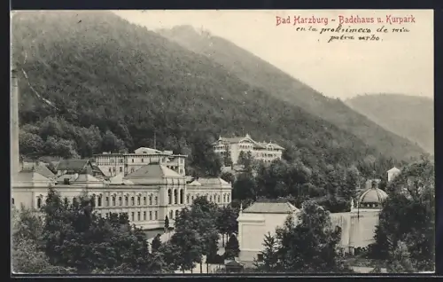 AK Bad Harzburg, Badehaus und Kurpark