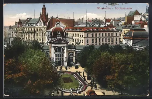 AK Wiesbaden, Kochbrunnen