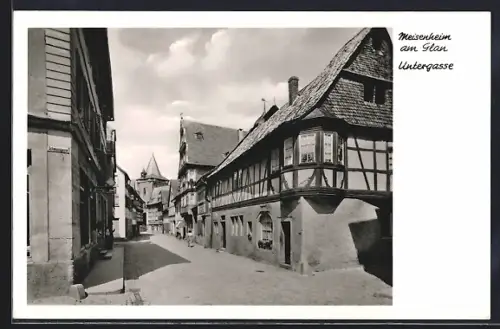 AK Meisenheim a. Glan, Untergasse