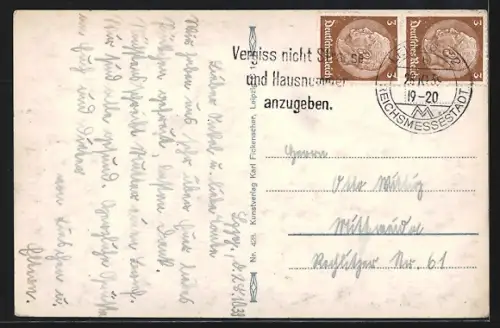 AK Leipzig, Reichsgericht mit Strassenpartie