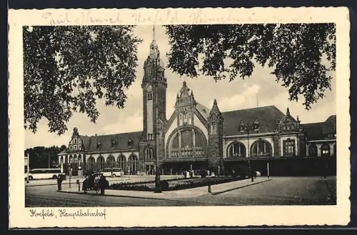 AK Krefeld, Haupt-Bahnhof