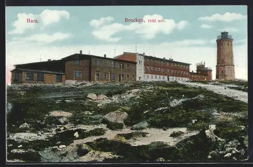 AK Brocken, Ansicht auf dem Brocken