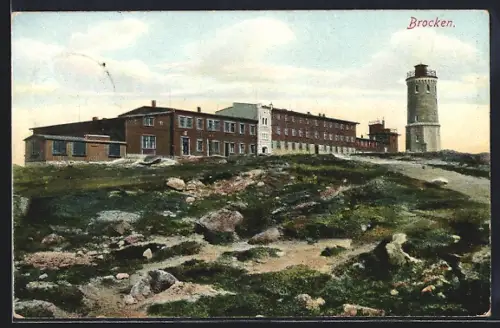 AK Brocken, Hotel mit Aussichtsturm