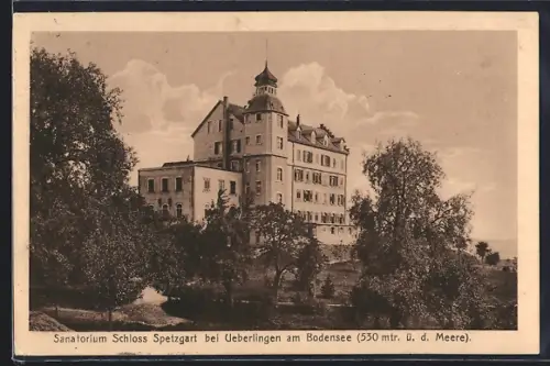 AK Ueberlingen am Bodensee, Sanatorium Schloss Spetzgart