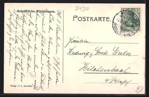 AK Neustadt, Segelschiffe am Hafen