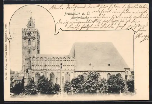 AK Frankfurt a. O., Marienkirche
