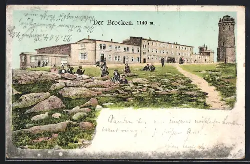 AK Brocken, Hotel mit Aussichtsturm