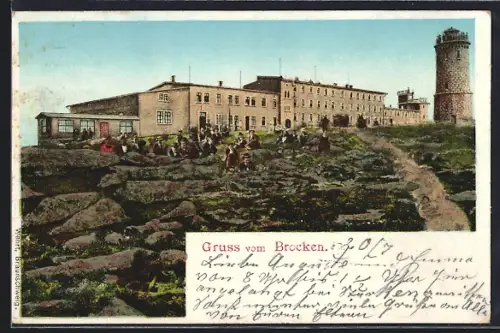 AK Brocken, Brockenhotel und Aussichtsturm