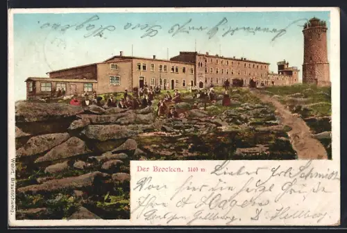 AK Brocken, Brockenhotel und Aussichtsturm