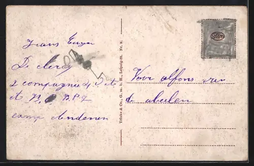 AK Duisburg, Hafen, Lastkähne