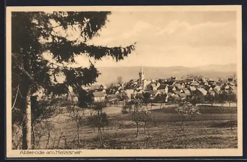 AK Abterode, Ortsansicht mit Meissner