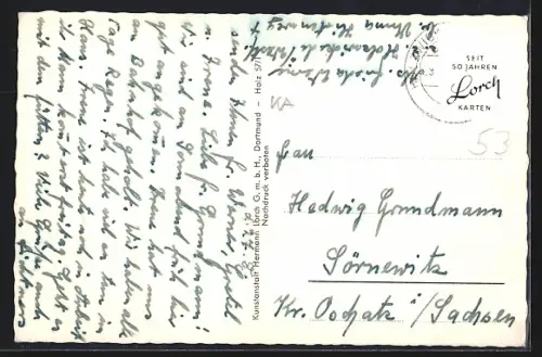 AK Holzwickede, Sparkasse, Rathaus, Katholische Kirche