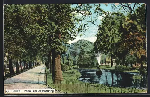 AK Köln-Neustadt, am Sachsenring