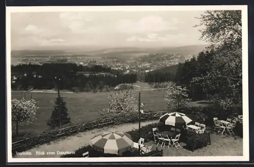 AK Iserlohn, Blick vom Danzturm-Cafe