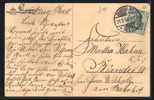 AK Ruhrort-Homberg, Neue Rheinbrücke