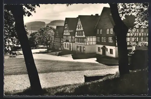 AK Hilchenbach /Siegerland, Marktplatz