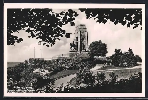 AK Hohensyburg, Kaiser Wilhelm-Denkmal