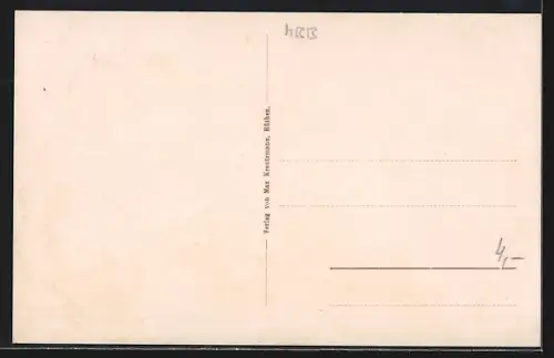 AK Rüthen, Ortspartie mit Turm